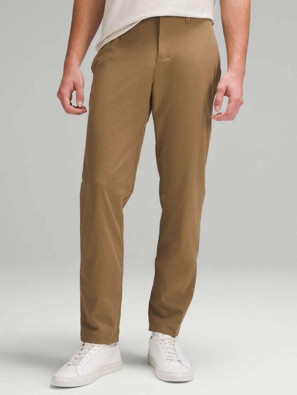 Lululemon ABC Chino in Khaki Classic Fit Pants in Warpstreme, 38